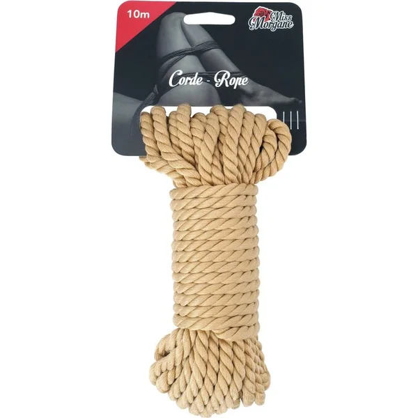 Miss Morgane - Natural Cotton Bondage Rope - 10 m