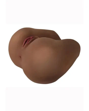 Mistress Chanel Vibrating BioSkin Missionary Stroker – Pussy and Ass – Chocolate