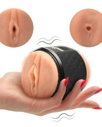 MISTRESS VIBRATING DOUBLE SHOT PUSSY & ASS DOUBLE MASTURBATOR