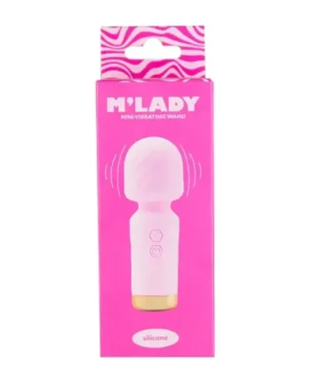 M’Lady Mini Vibrator Wand – Pink