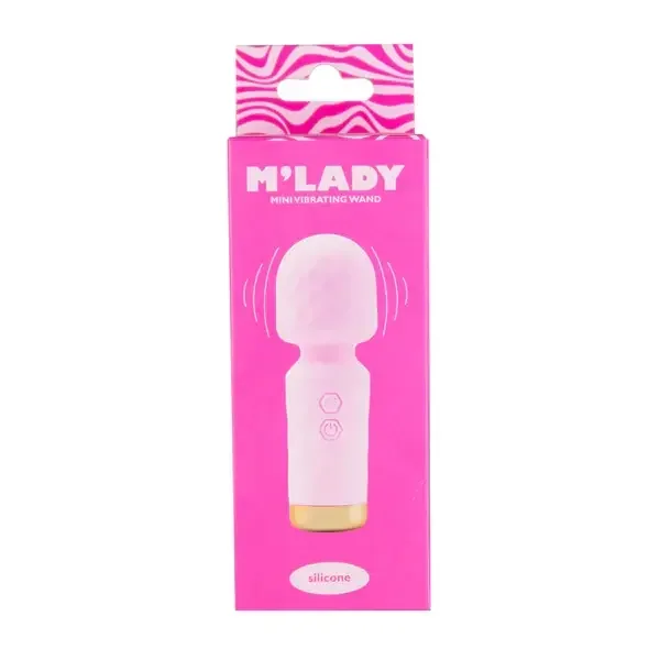 M’Lady Mini Vibrator Wand – Pink