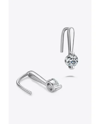 Moissanite 925 Sterling Silver Earrings