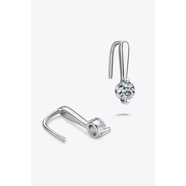 Moissanite 925 Sterling Silver Earrings