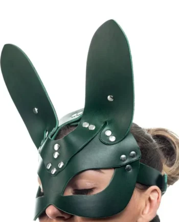 Mona Leather Bunny Mask