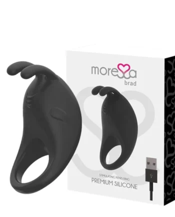 MORESSA - BRAD PREMIUM SILICONE RECHARGEABLE BLACK
