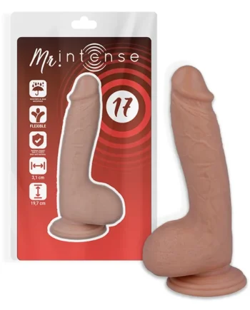 Mr intense 17 realistic dildo 19.7 -O- 4.1cm sex toys soft natural