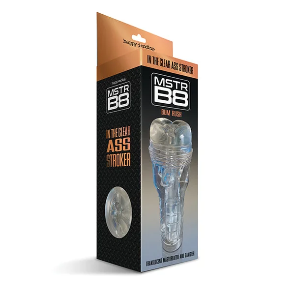 Mstr B8 In The Clear Anal Stroker - Clear