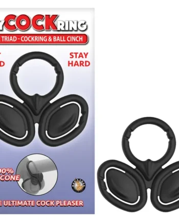 MY COCKRING THE TRIAD-COCKRING & BALL CINCH BLACK