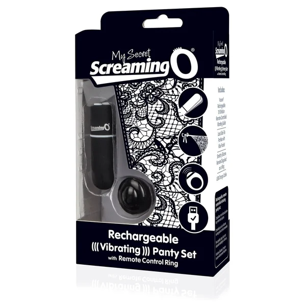 My Secret Charged Remote Control Panty Vibe - Black