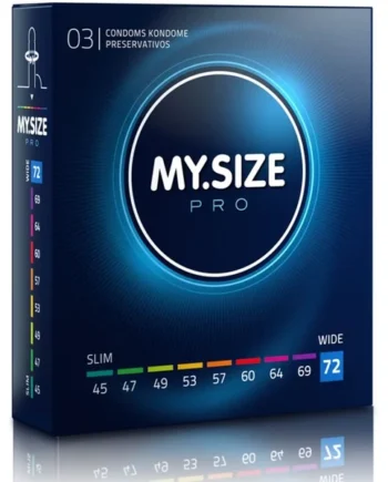 MY SIZE - PRO CONDOMS 72 MM 3 UNITS