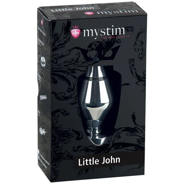 Mystim Little John Buttplug Small Aluminum - Silver