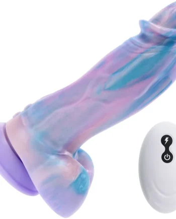 Mythical Rechargeable Silicone Vibrating Dildo With Remote By Evolved Novelties