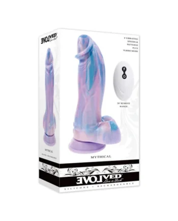 Mythical Vibrating Dildo with Remote by Evolved