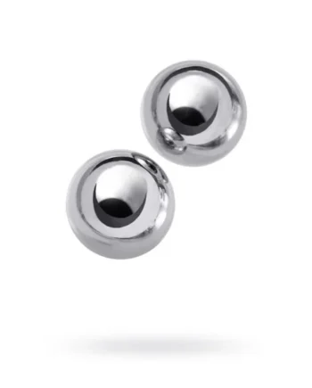 Natalies Toy Box 2X Silver Metal Vaginal Balls 25Mm