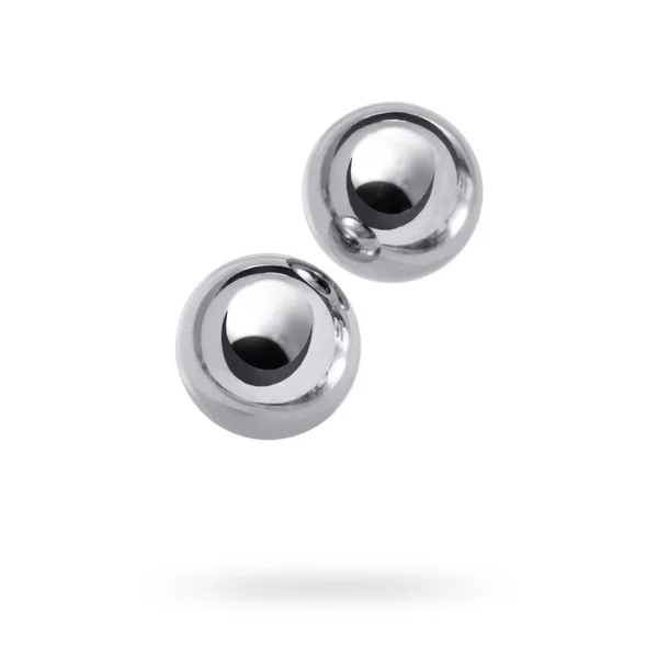 Natalies Toy Box 2X Silver Metal Vaginal Balls 25Mm