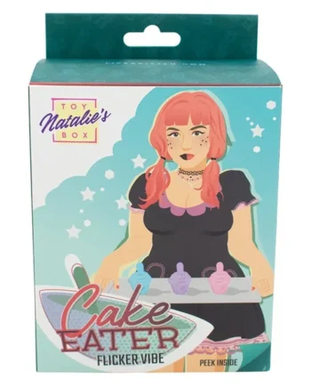 Natalie’s Toy Box Cake Eater Clit Flicker Stimulator-Pink