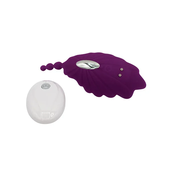 Natalie's Toy Box Shell Yeah! Remote Controlled Wearable Egg Vibrator - Purple