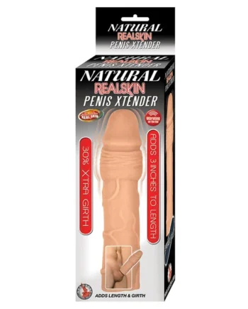 Natural Realskin Penis Xtender - White