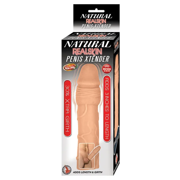 Natural Realskin Penis Xtender - White