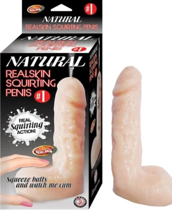 Natural Realskin Squirting Penis #1 - Flesh
