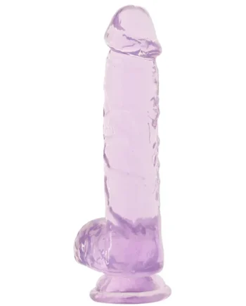Naturally Yours 6 Inch Crystalline Dildo in Amethyst