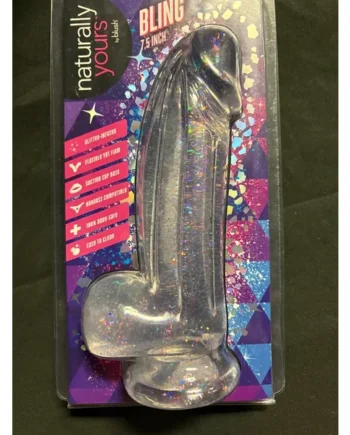 Naturally Yours Bling 7.5 Inch Dildo