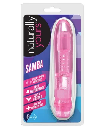 Naturally Yours Samba Pink 6.75-Inch Vibrator