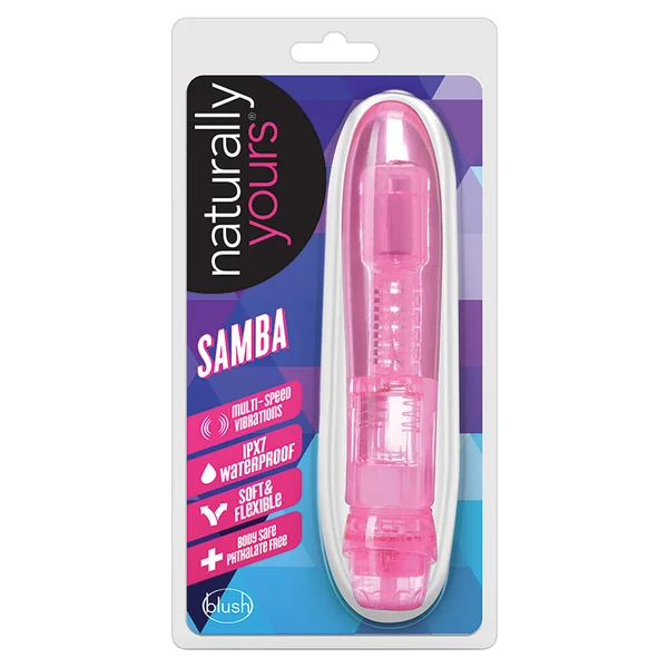 Naturally Yours Samba Pink 6.75-Inch Vibrator