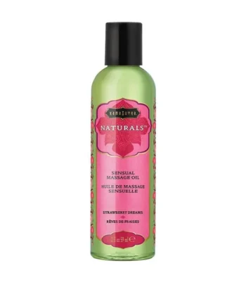 Naturals Massage Oil - Strawberry Dreams - 2 Fl Oz (59 ml)