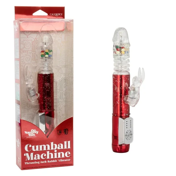 Naughty Bits® Cumball Machine Jack Rabbit Vibrator by Cal Exotics
