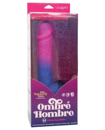Naughty Bits Ombre Hombre XL Vibrating Dildo