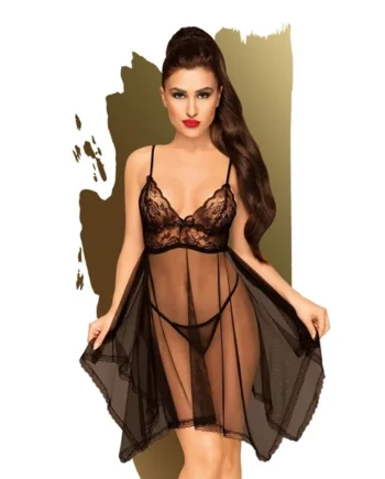 NAUGHTY DOLL BLACK M/L(NET)
