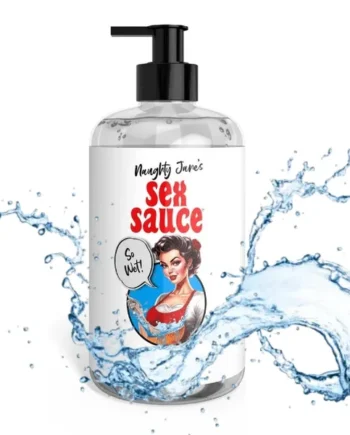 Naughty Janes Sex Sauce Lube Water-Based Unscented Natural Lubricant – 8oz