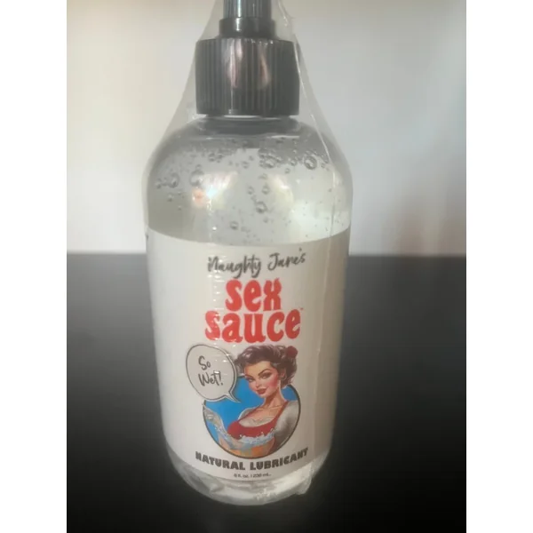 Naughty Jane’s Sex Sauce Natural Lubricant in 8oz/236ml