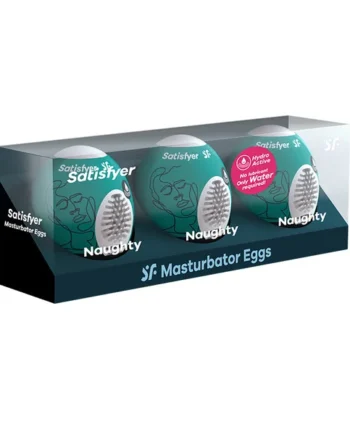 Naughty Masturbator Egg 3pk by Satisfyer