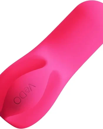 NEA Rechargeable Silicone Waterproof Vibrating Finger Bullet by VeDO - Foxy Pink