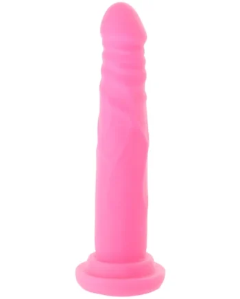 Neo 7.5 Inch Dual Density Dildo in Neon Pink