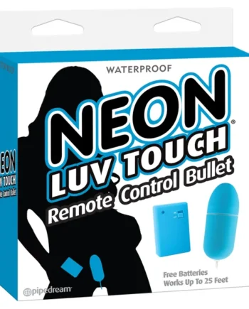 NEON LUV TOUCH REMOTE CONTROL BULLET BLUE