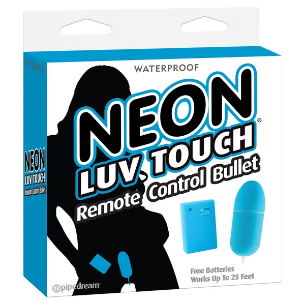 NEON LUV TOUCH REMOTE CONTROL BULLET BLUE