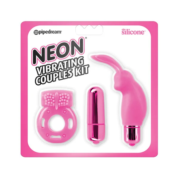 Neon Luv Touch Vibrating Couples Kit