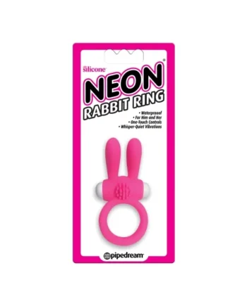 NEON RABBIT RING PINK
