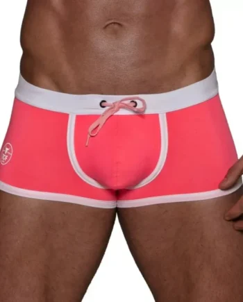 Neon Swim Trunks Pink – Size : XXL