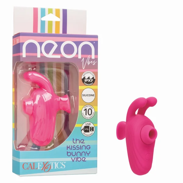 Neon® Vibes The Kissing Bunny Finger Vibrator by Cal Exotics
