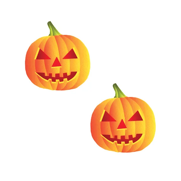 Neva Nude Black Light Pumpkin Pasties - Orange O-s