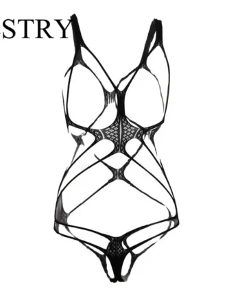New Glamor Erotic lingerie for Women Porn Dress Lstry Open Bra Crotch Hollow Elastic Underwear Sexy Costumes Female Lenceria