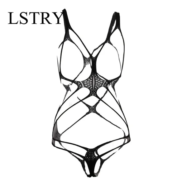 New Glamor Erotic lingerie for Women Porn Dress Lstry Open Bra Crotch Hollow Elastic Underwear Sexy Costumes Female Lenceria