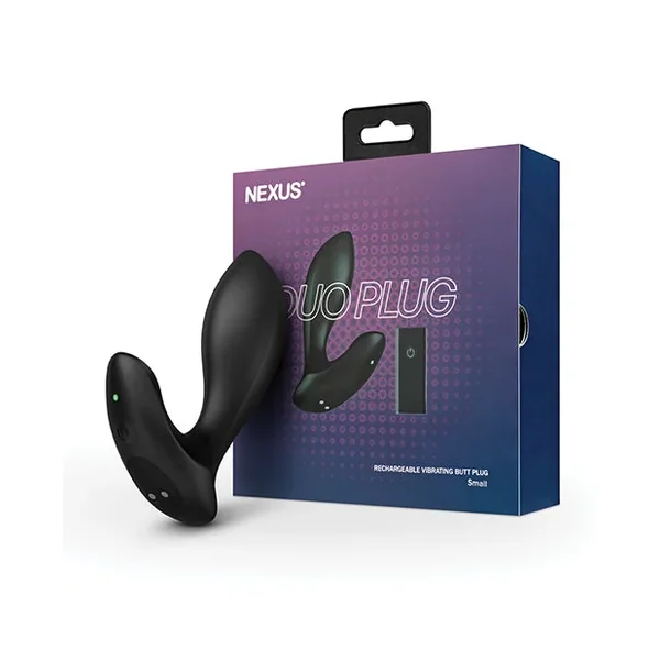 Nexus Duo Vibrating Butt Plug – Black