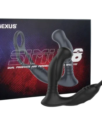 Nexus SIMUL8 Prostate Edition Vibrating Prostate Massager with Cock and Ball Ring