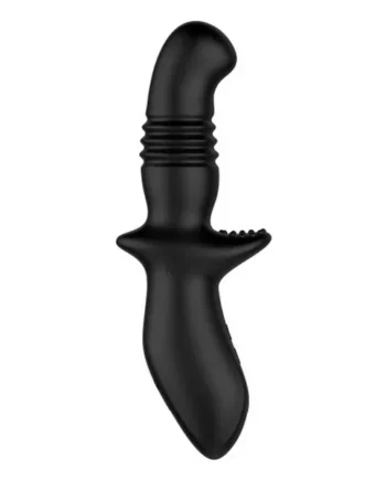 Nexus Thrust Rechargeable Silicone Anal Thrusting Prostate Probe – Black