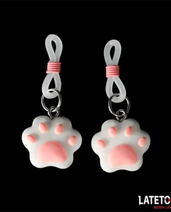 Nipple clamps with Kitty Paw